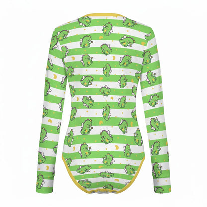 Fairy Dinos Long Sleeve CuddleSuit - Puppy's Aesthetics
