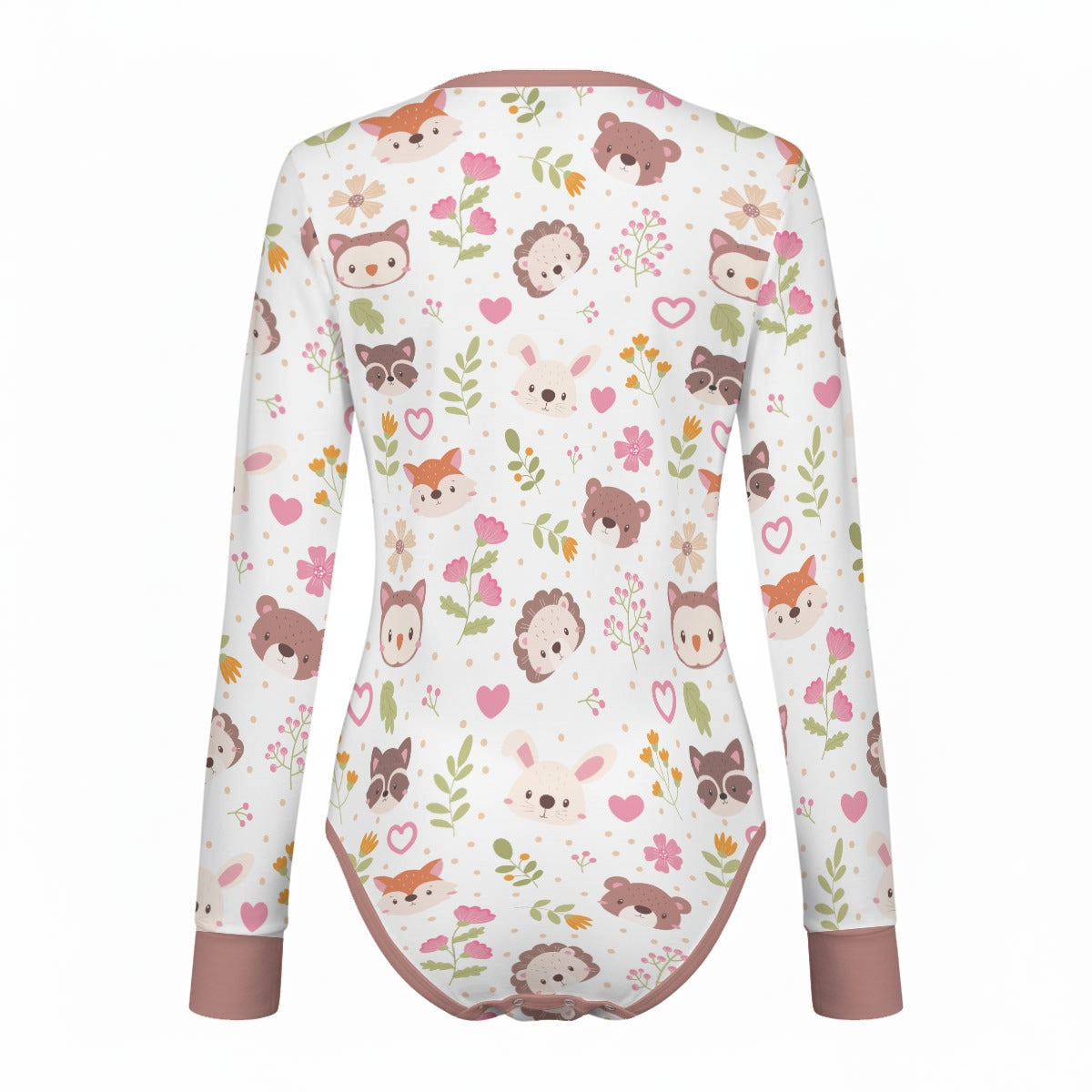 Woodland Whispers Long Sleeve CuddleSuit