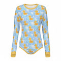 Bubble Duckies Long Sleeve CuddleSuit - Puppy's Aesthetics