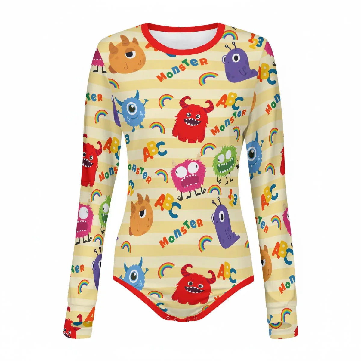 Lil Monsters Long Sleeve CuddleSuit - Puppy's Aesthetics