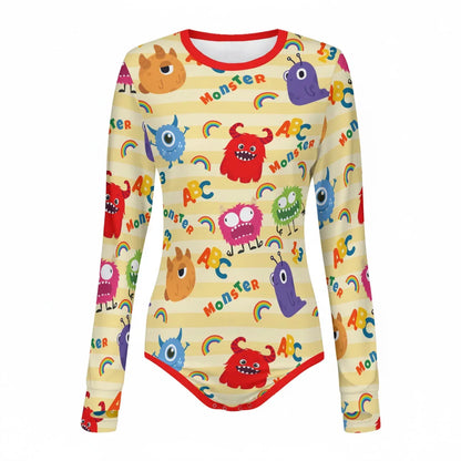 Lil Monsters Long Sleeve CuddleSuit - Puppy's Aesthetics