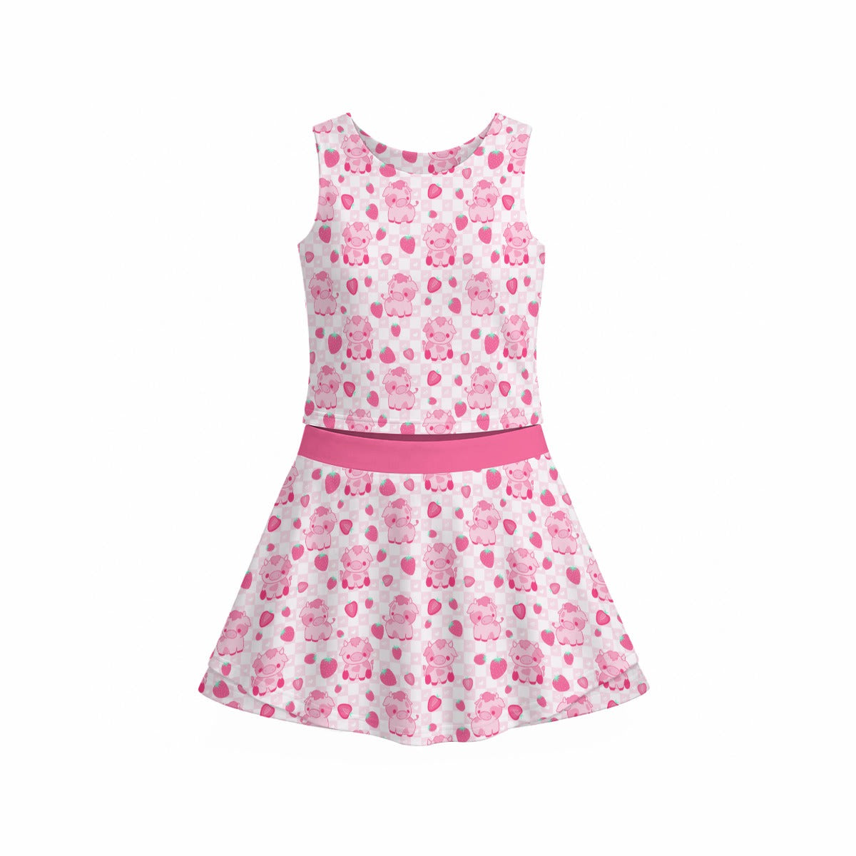 Berry Moo Darling Active Skirt Set