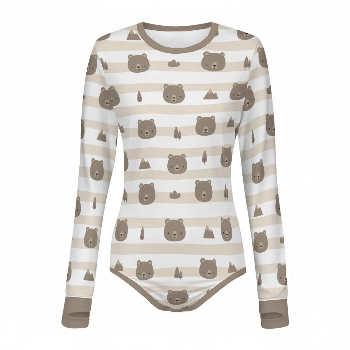 Honeywood Bears Long Sleeve CuddleSuit - Puppy's Aesthetics