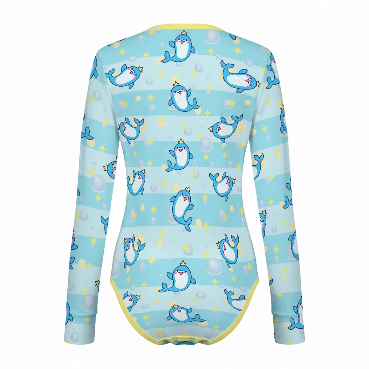 Royal Splash Long Sleeve CuddleSuit - Puppy's Aesthetics