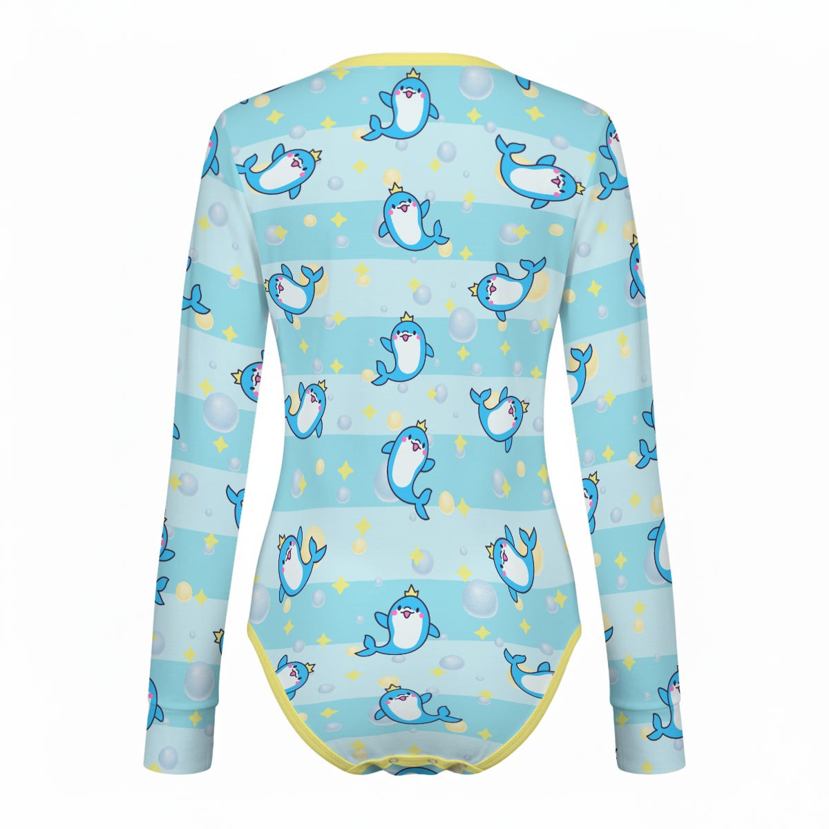 Royal Splash Long Sleeve CuddleSuit