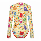 Lil Monsters Long Sleeve CuddleSuit