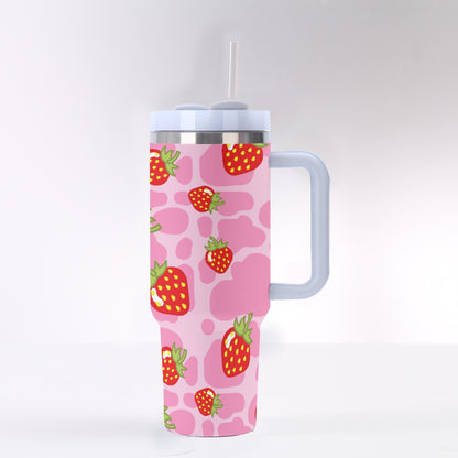 Strawberry Cow 40oz Tumbler