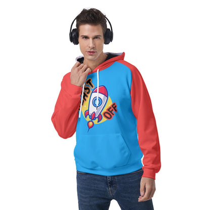 Blast Off Rocket Unisex Hoodie