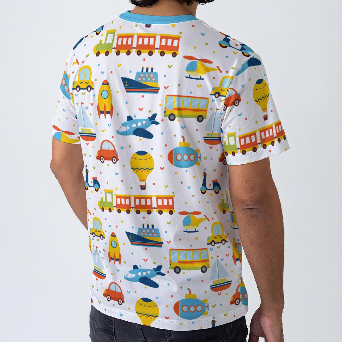 Playful Transport Cotton Tee
