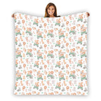 Sweet Safari Soft Flannel Blanket