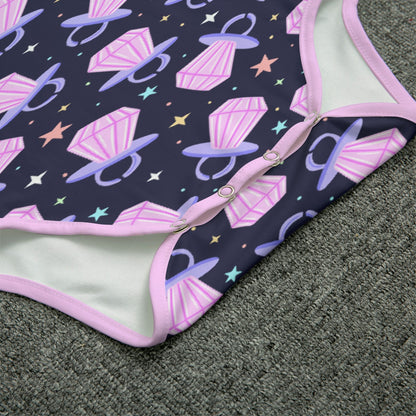 Candy Jewel Short Sleeve CuddleSuit