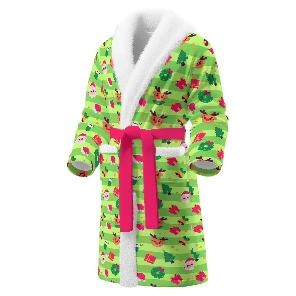 Holly Jammies Fleece Bathrobe - Puppy's Aesthetics
