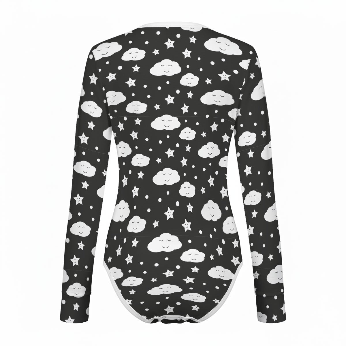 Sleepy Skies Long Sleeve CuddleSuit