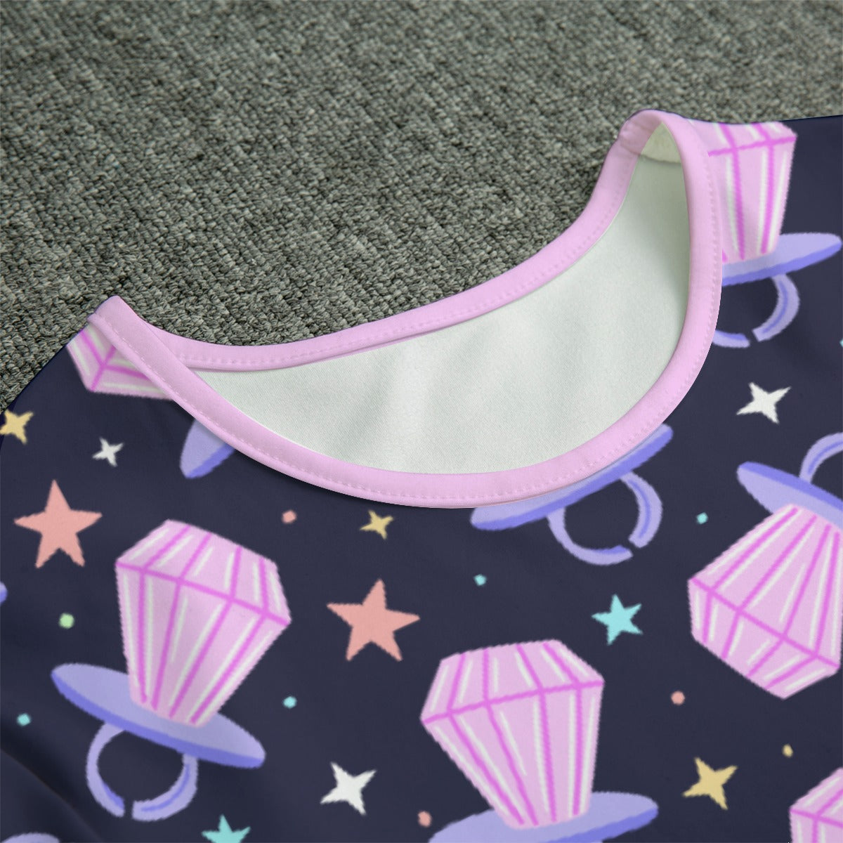 Candy Jewel Short Sleeve CuddleSuit