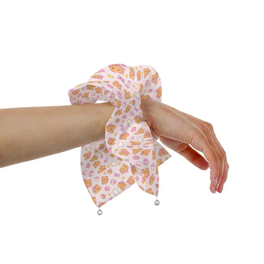 Bearly Adorable Satin Scrunchie - Puppy's Aesthetics