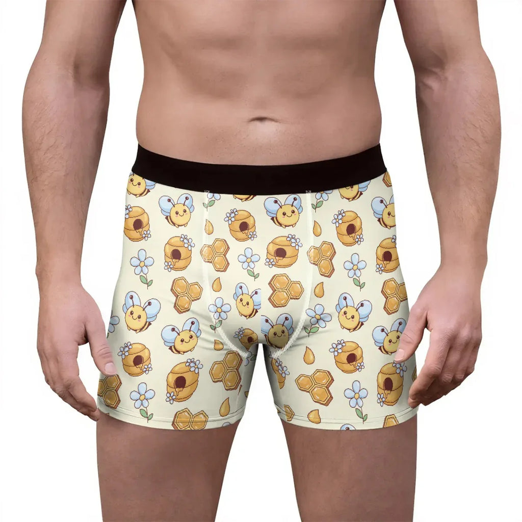 Honeybee Snuggles Stretch Boxer Briefs - Puppy's Aesthetics