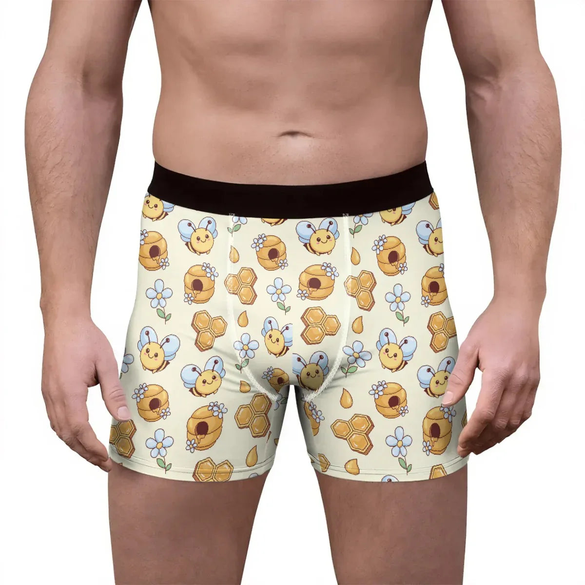 Honeybee Snuggles Stretch Boxer Briefs - Puppy's Aesthetics