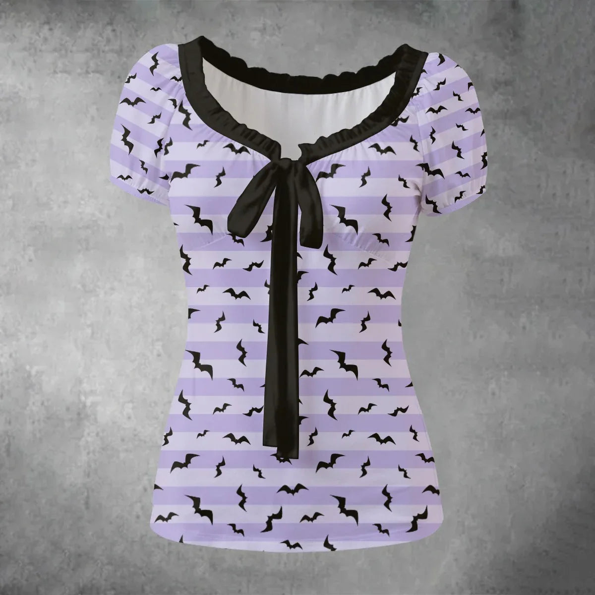 Spooky Sweet Bow Top - Puppy's Aesthetics