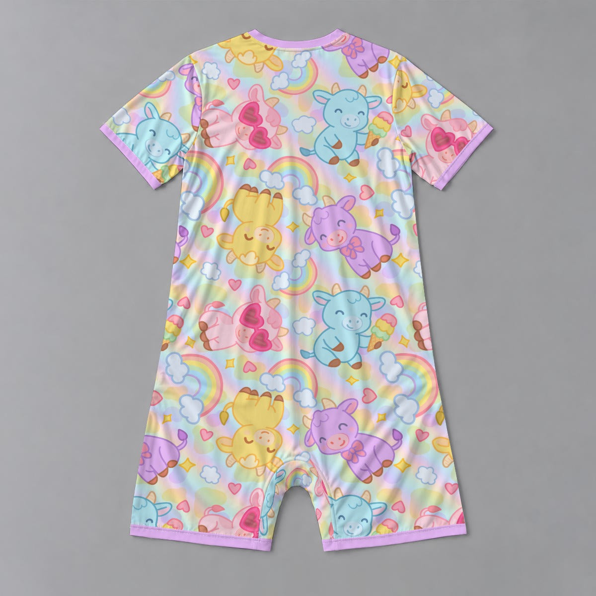 Rainbow Moobaby Play Snap Romper