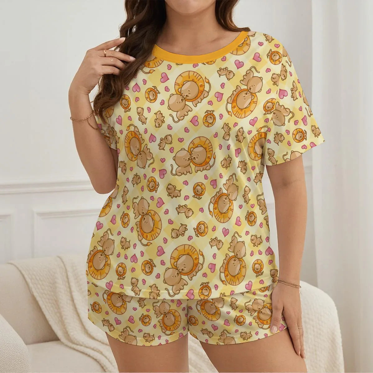 Roary Cuddles Jammies Shorts Set - Puppy's Aesthetics