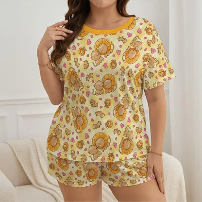 Roary Cuddles Jammies Shorts Set - Puppy's Aesthetics