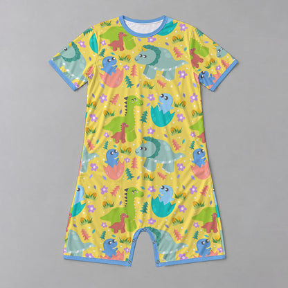 Dino Daydreams Play Snap Romper