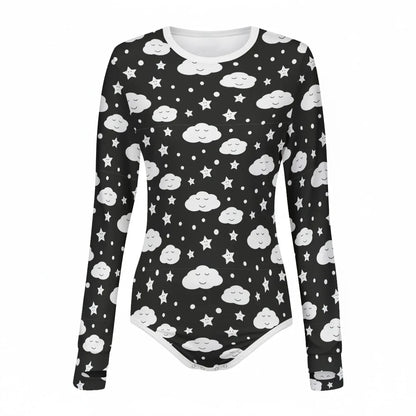 Sleepy Skies Long Sleeve CuddleSuit - Puppy's Aesthetics