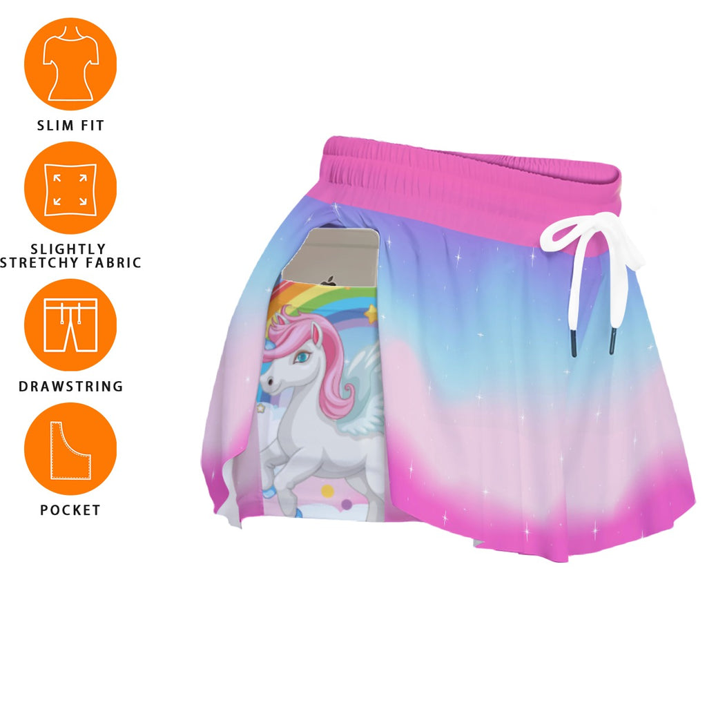 Dreamy Unicorn Play Skort