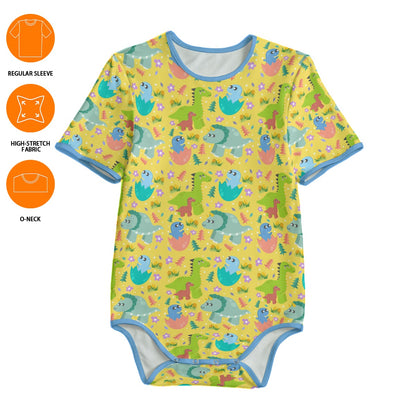 Dino Hatchlings Short Sleeve CuddleSuit