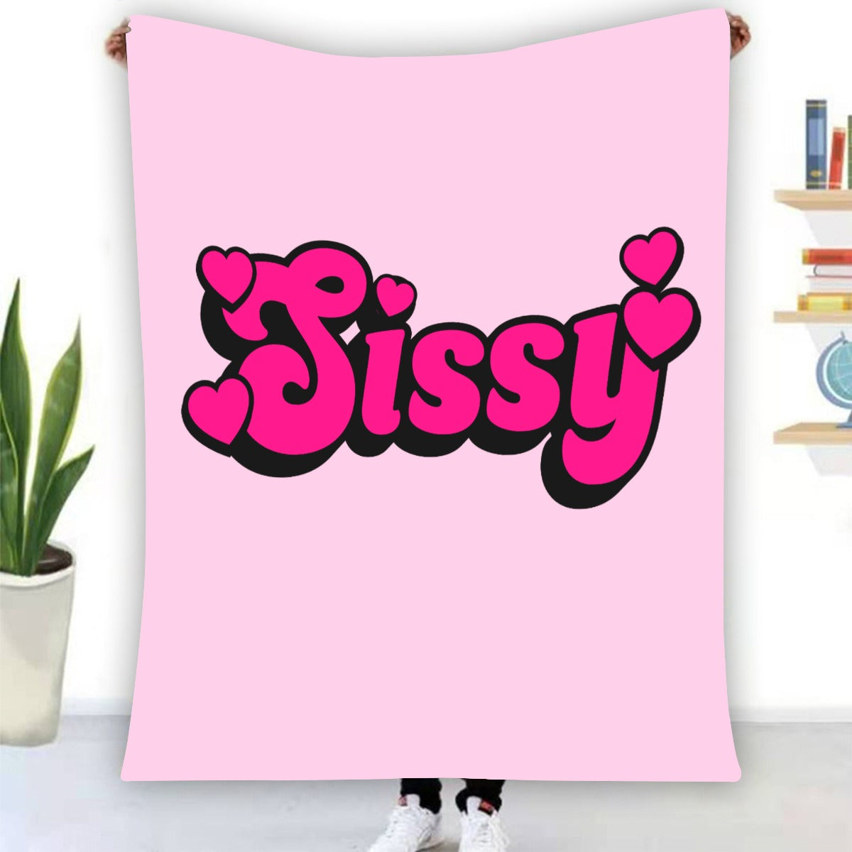 Sissy Pink Soft Fleece Blanket