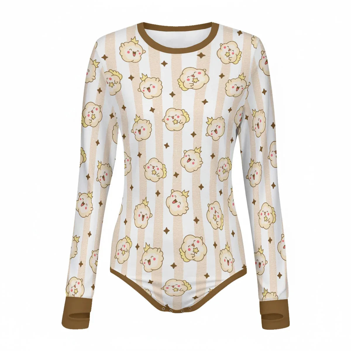 Cocoa Cloud Long Sleeve CuddleSuit - Puppy's Aesthetics