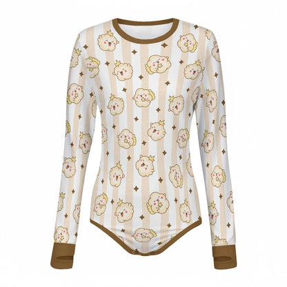 Cocoa Cloud Long Sleeve CuddleSuit - Puppy's Aesthetics