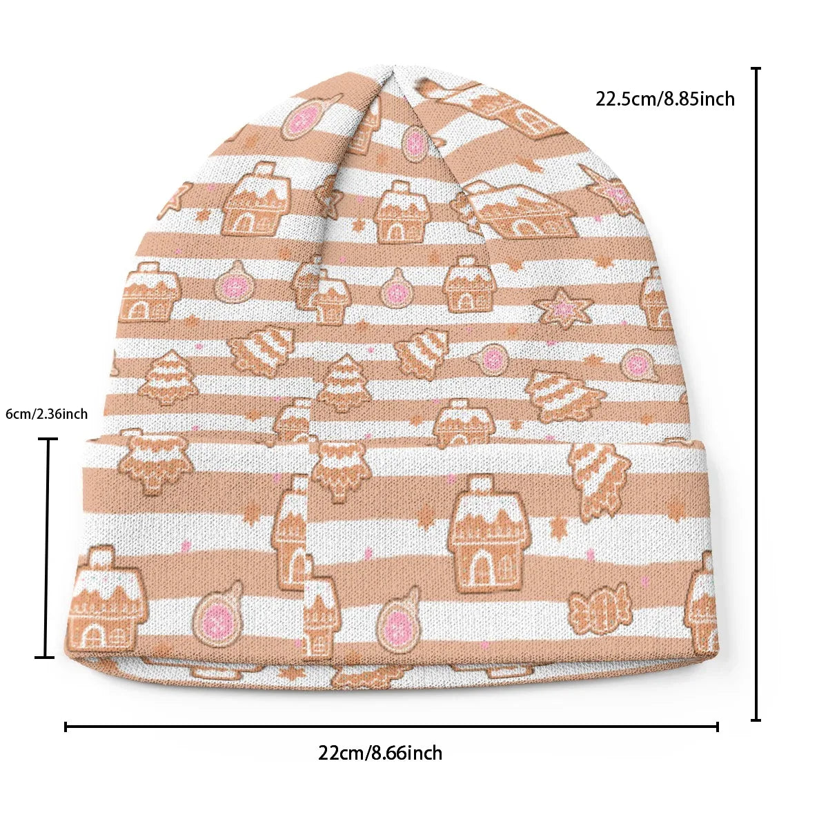 Gingerbread Cutie Cozy Beanie - Puppy's Aesthetics