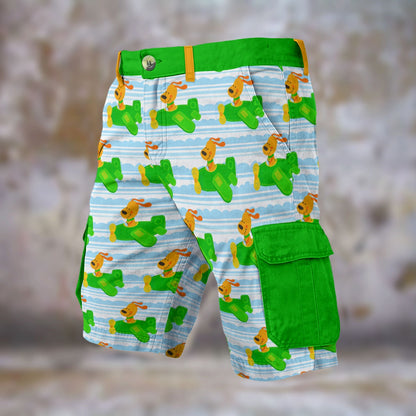 Sky Pup Adventure Cargo Play Shorts
