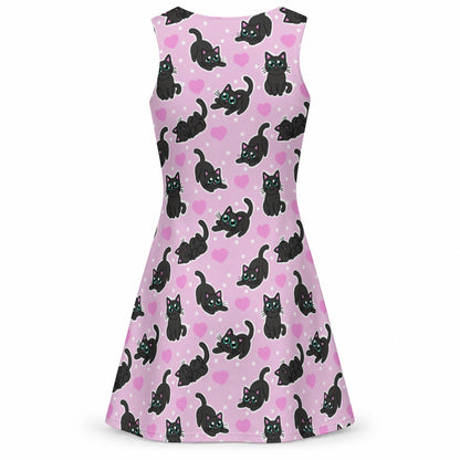 Midnight Meow Tank Dress