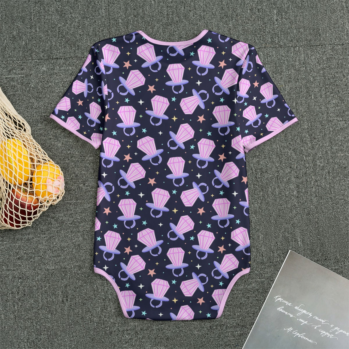 Candy Jewel Short Sleeve CuddleSuit
