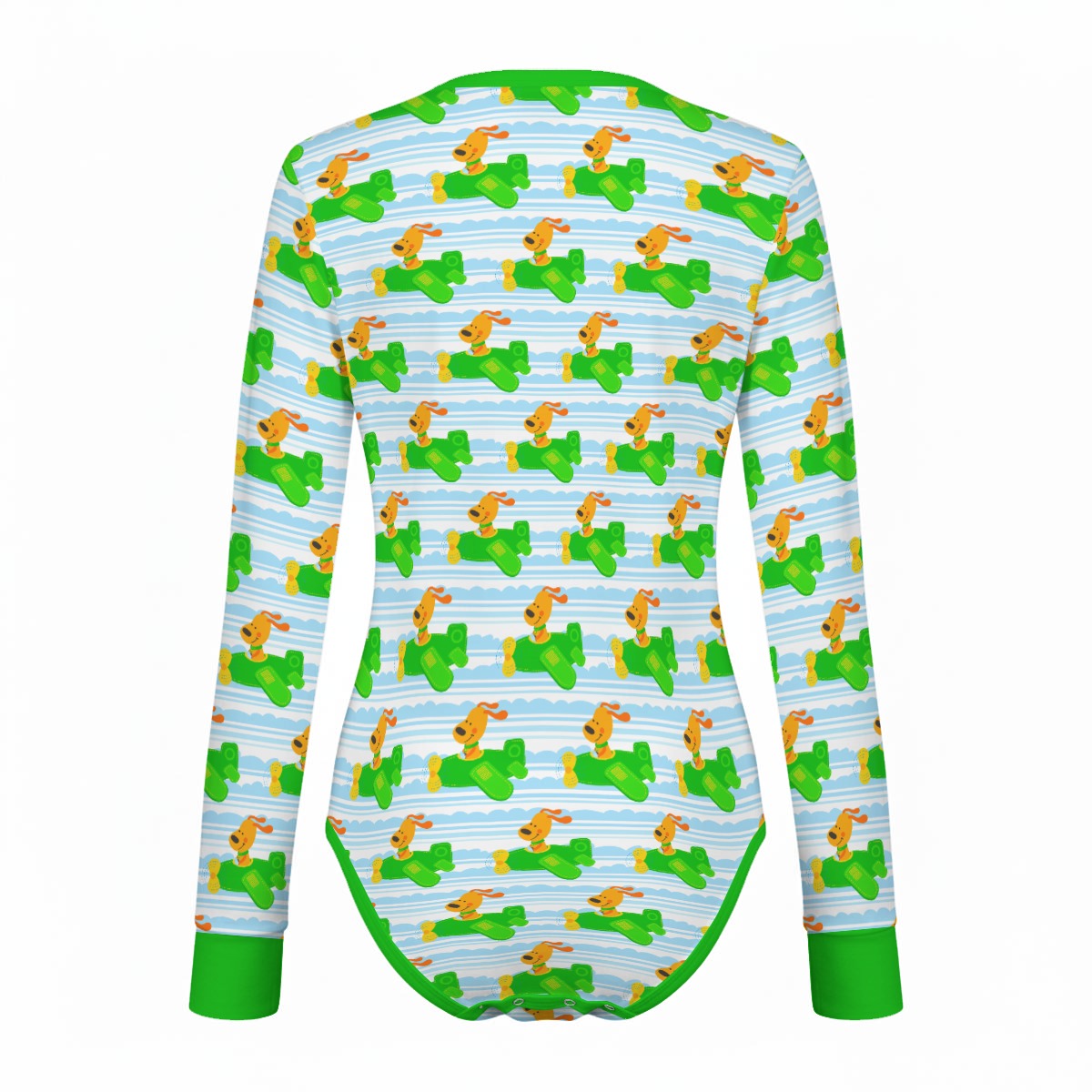 Sky Pup Adventure Long Sleeve CuddleSuit