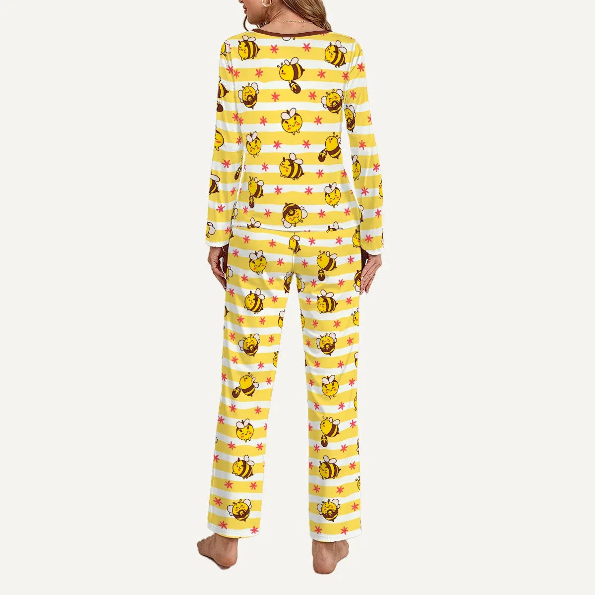 Busy Bees Cozy Loungewear Set - Puppy's Aesthetics