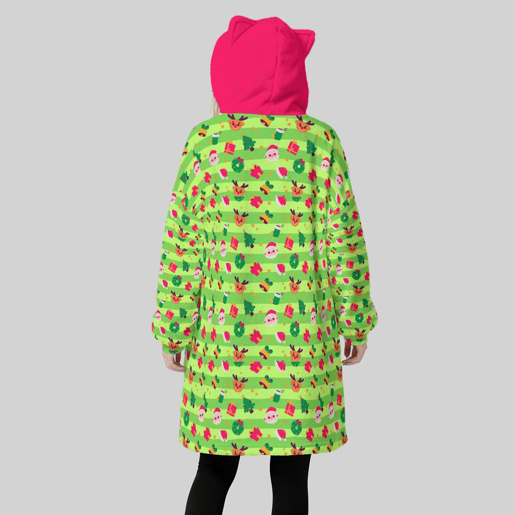 Holly Jammies Ears Hoodie Blanket
