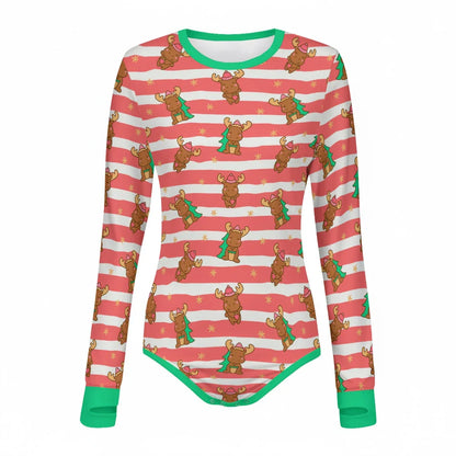 Merry Moose Long Sleeve CuddleSuit - Puppy's Aesthetics