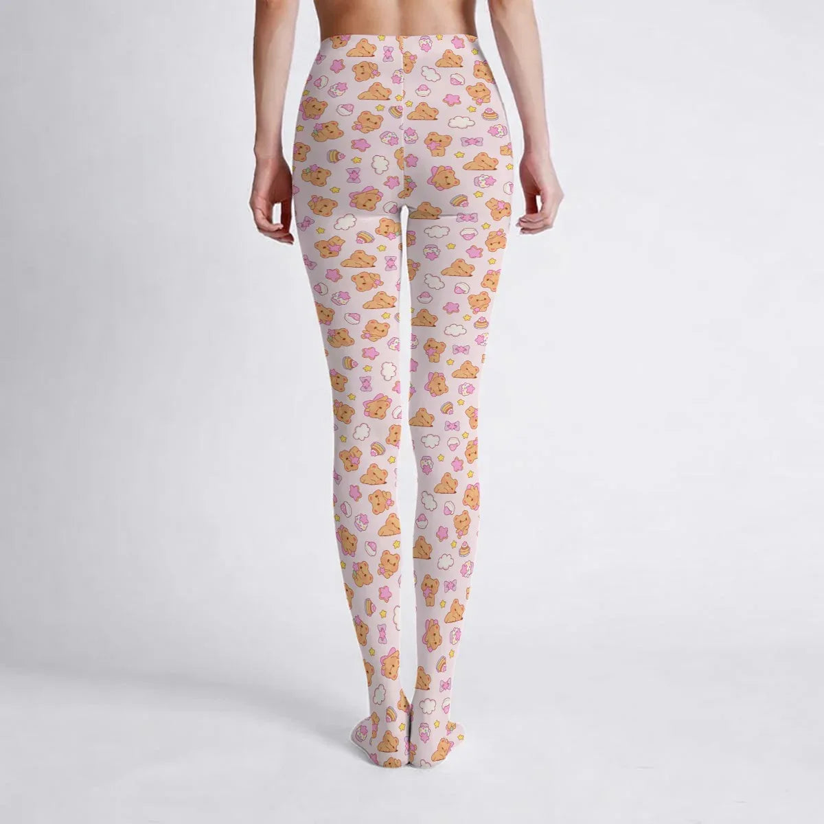 Bearly Adorable Stretch Tights - Puppy's Aesthetics