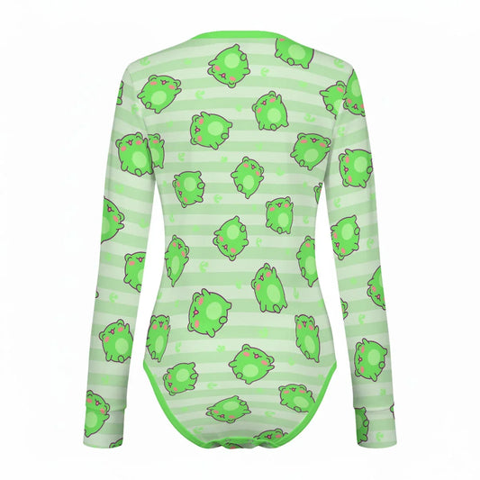 Froggie Dreams Long Sleeve CuddleSuit - Puppy's Aesthetics