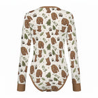 Woodland Bears Long Sleeve CuddleSuit