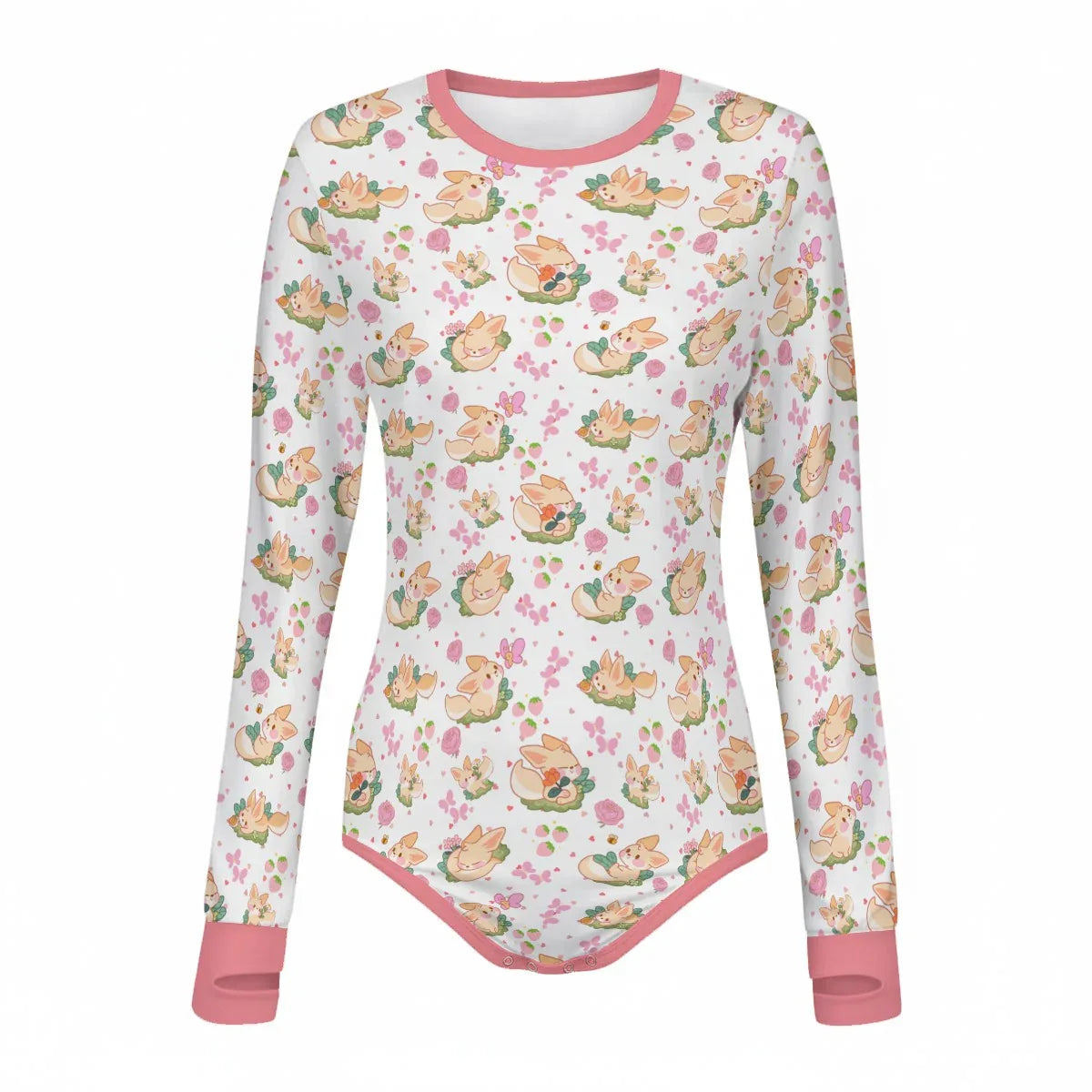 Lovely Fennec Long Sleeve CuddleSuit - Puppy's Aesthetics