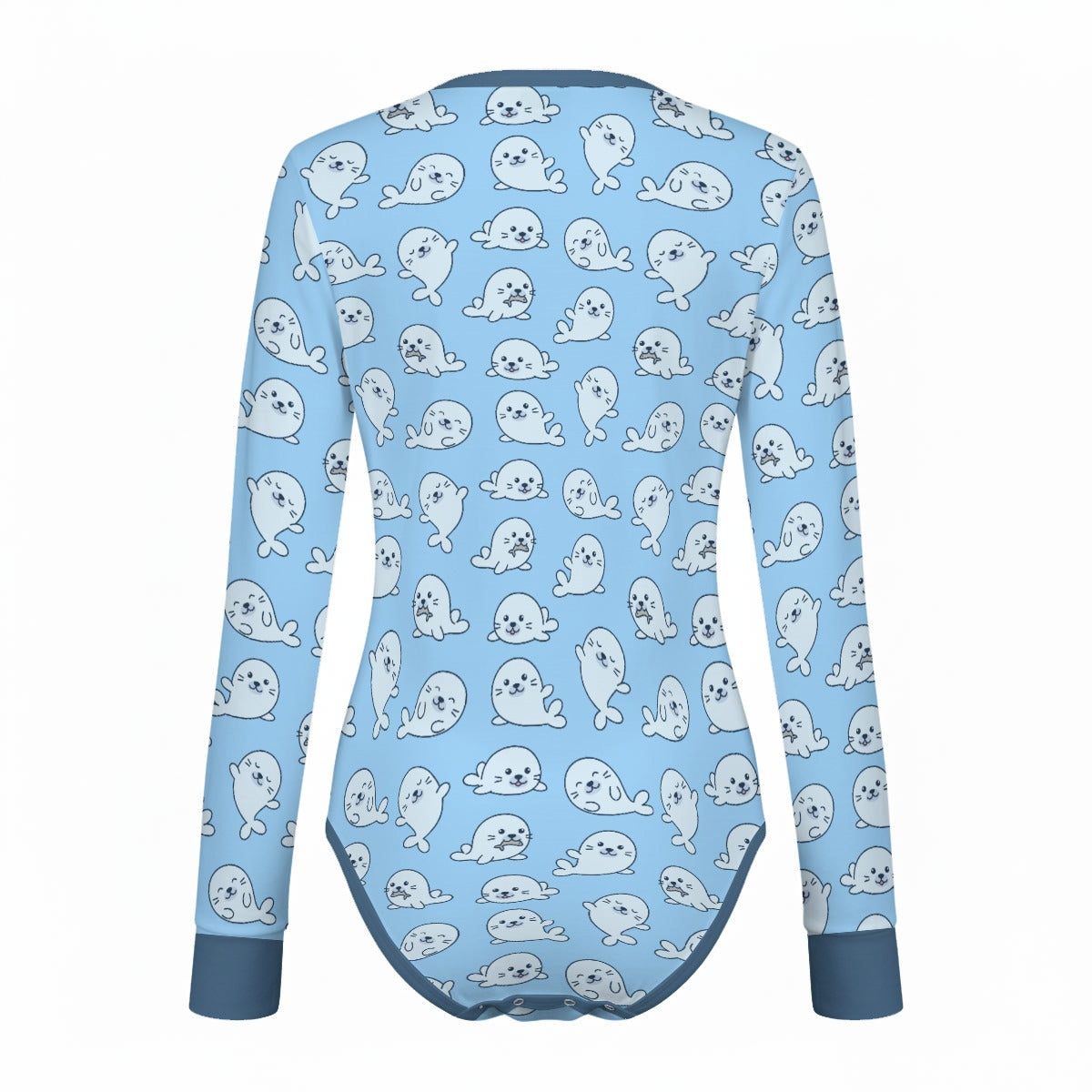 Baby Seal Long Sleeve CuddleSuit