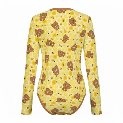 Honey Paw Long Sleeve CuddleSuit - Puppy's Aesthetics