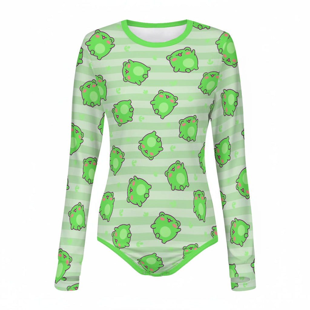 Froggie Dreams Long Sleeve CuddleSuit