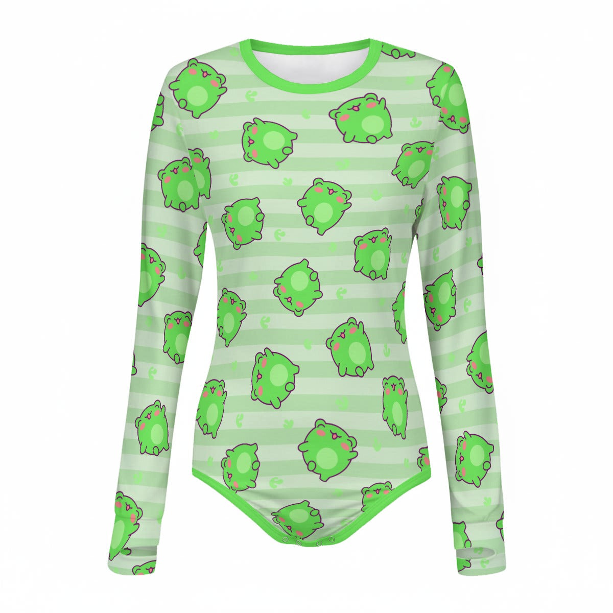 Froggie Dreams Long Sleeve CuddleSuit