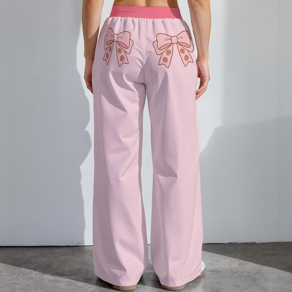 Sweetheart Strawberry Bow Lounge Pants