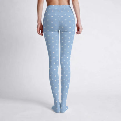 Soft Dreamy Star Stretch Tights - Puppy's Aesthetics